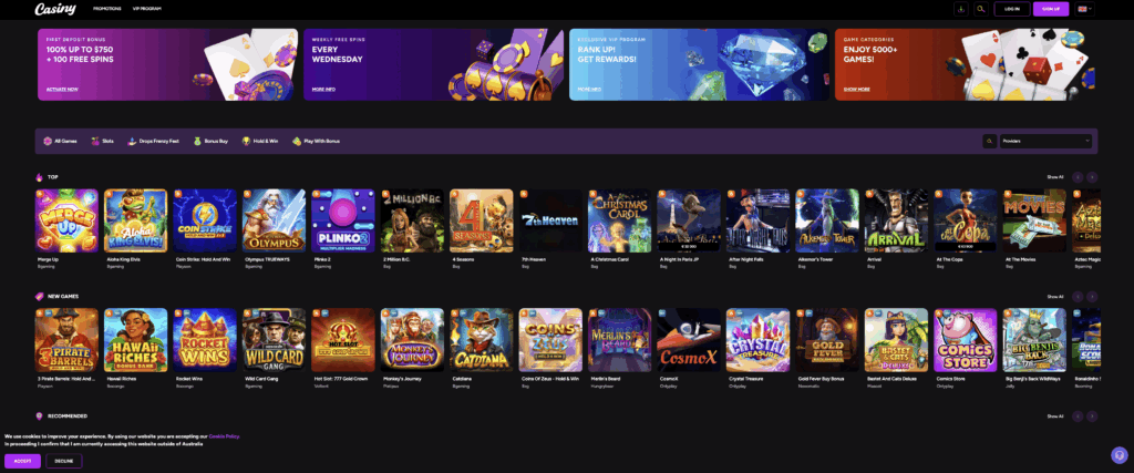 Discover the Exciting Benefits of Casiny Casino No Deposit Bonus 19